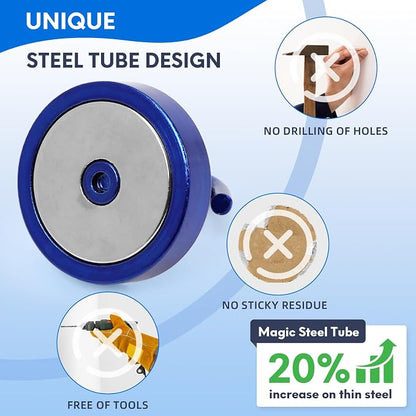 Neosmuk Magnetic Hooks, Cruise Ship Essentials, 100lb+ Heavy Duty Magnetic Hooks - Image 3