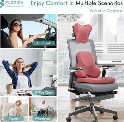 FLORICH Car Seat Cushion and Lumbar Support Pillow - Image 6