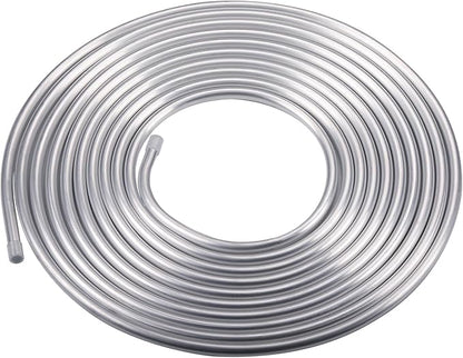 1/2" OD Aluminum Hard Fuel Line Hardline Tube Tubing Coil 10 Feet Roll - Image 2