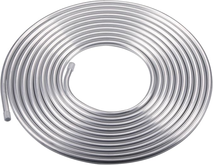 1/4" OD Aluminum Hard Fuel Line Hardline Tube Tubing Coil 16 Feet Roll - Image 2