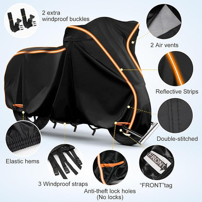420D Waterproof Motorcycle Cover - Image 2