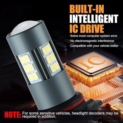 9005 LED Fog Bulbs, Super Bright HB3 LED Fog Light 6500K Cool White - Image 5