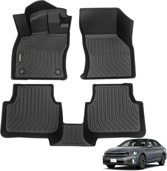 ANBINGO® Floor Mats Custom for Jetta 2019-2025 Waterproof Car Mats All Weather by ANBINGO