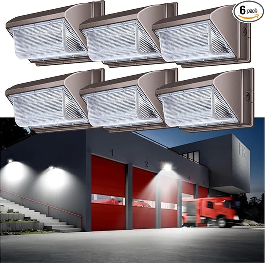 120W LED Wall Pack Outdoor, Super Bright Wallpack Lights, 5000K IP65 Waterproof by TOMOURD