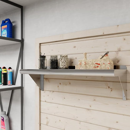 AmGood 30" Long X 10" Deep Stainless Steel Wall Shelf | NSF Certified | - Image 6