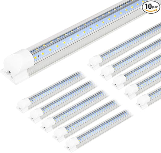 hykolity 4FT LED Shop Light, V Shape Integrated T8 LED Tube Light, 6500K Super by hykolity