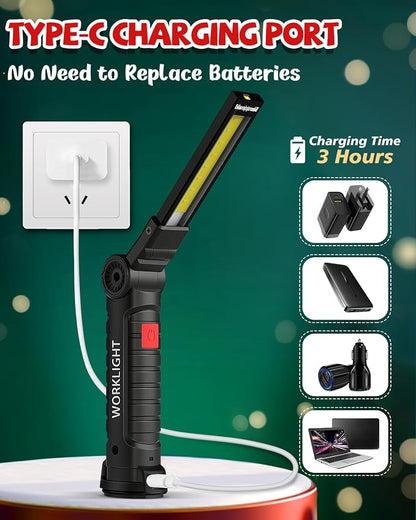 Coquimbo Tool Gifts for Men Dad Him Husband, Rechargeable LED Work Light BBQ - Image 7