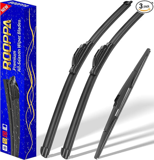3 wipers Replacement for 2017-2021 2022 2023 2024 Chrysler Pacifica, Windshield by ROOPPA