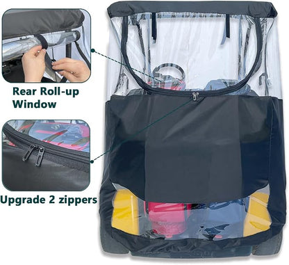 Golf Cart Enclosure Fit for EZGO TXT EZGO RXV 2 Passenger 2-Person Seaters - Image 4