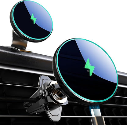 MOKPR for Magsafe Car Mount Charger-15W Wireless Car Charger-Magnetic Car Phone by MOKPR