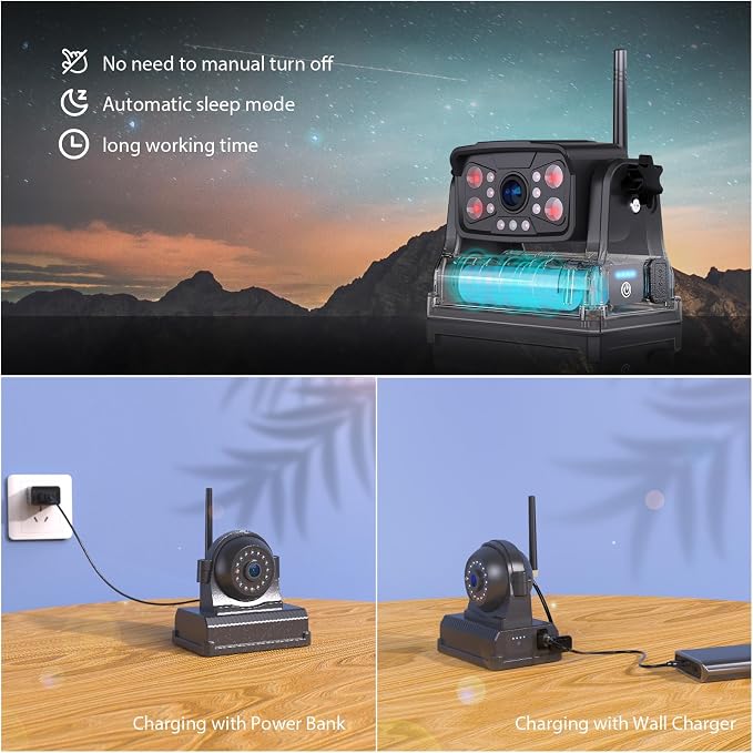 Magnetic Wireless Backup Camera: 10" HD 1080P DVR Monitor - Image 5