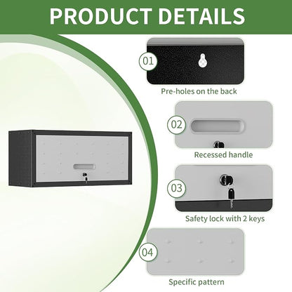 Garage Wall Cabinet, Metal Wall Cabinet - Image 4