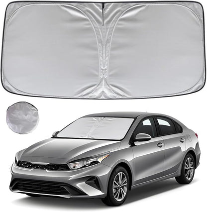 KAYZT Windshield Sun Shade for 2019-2024 Kia Forte Foldable Sunshade Front by KAYZT
