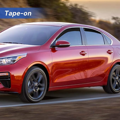 Window Visors Rain Guards for 2019 2020 2021 2022 2023 2024 Kia Forte, - Image 3