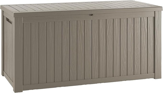 200 Gallon Resin Deck Box, Waterproof Outdoor Storage Bin by Decksplore%E2%80%94BuiltforOutdoor