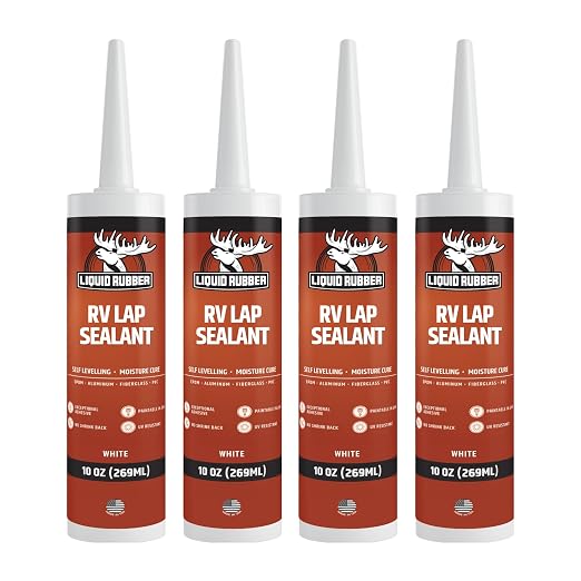 Liquid Rubber RV Lap Sealant, 4 Pack by LiquidRubber
