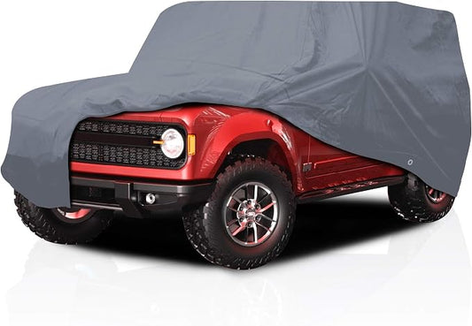 USCarCover 5 Layer All Weather Protection, Breathable Car Cover by DASHIELD