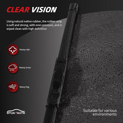 OTUAYAUTO Premium Windshield Wiper Blades - Image 5