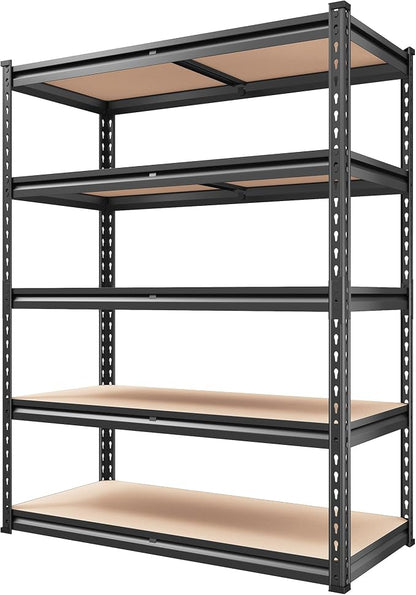 REIBII 2000LBS Garage Shelving Heavy Duty Storage Shelves 72" H Metal Shelving - Image 9