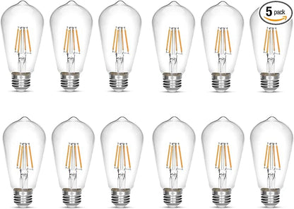 LED Edison Bulb 4W, Antique 40W Vintage Edison Bulb, E26 Light Bulb Non by NOTOC