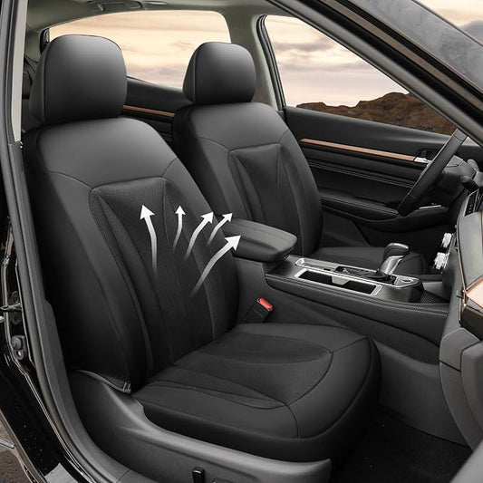 GIANT PANDA Front Seat Cover for Nissan, 3D Air Mesh Car Seat Covers Custom Fit by GIANTPANDA