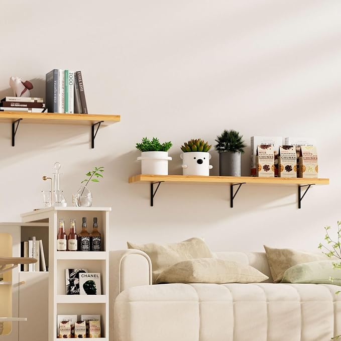 20 Pack L12 x H 8" Black Heavy Duty Shelf Brackets - Image 8