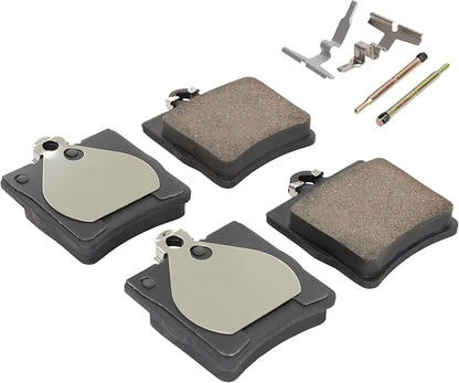 Premium Semi-Metallic Rear Brake Pads Compatible - Image 2