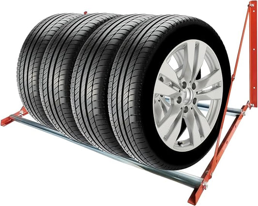Foozet Heavy Duty Adjustable Wall Mounted Tire Rack by Foozet