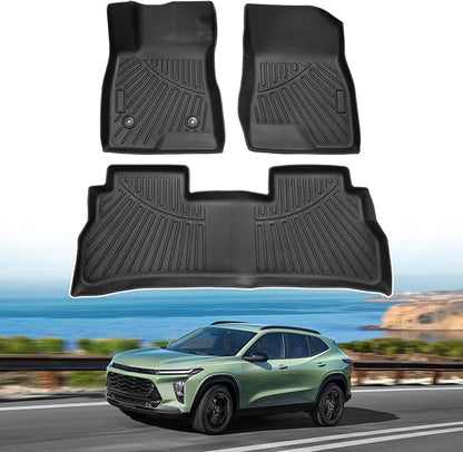 Powerty Floor Mats for 2024 2025 Chevrolet/Chevy Trax Accessories All Weather by Powerty