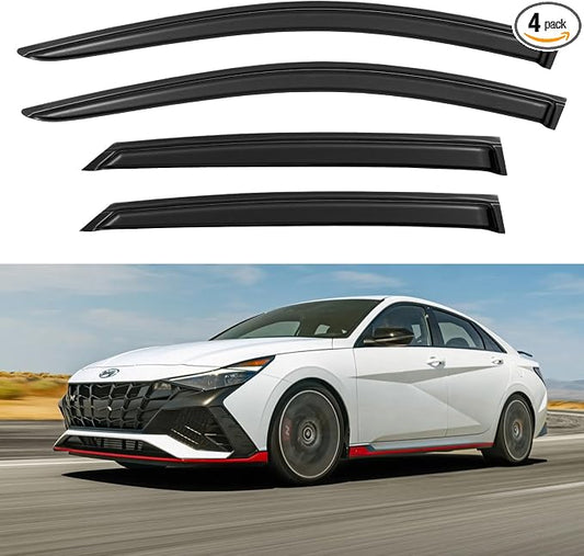 Window Visors Rain Guards Shield by YQAUTEC
