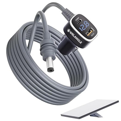 3 in 1 Car Power Cable for Starlink Mini Cigarette Lighter Adapter, Car Charger by Welangle