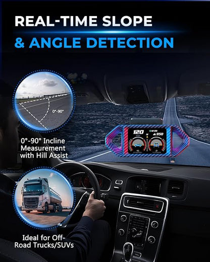 OBD2 HUD Head Up Display, Digital Speedometer Gauge - Image 5