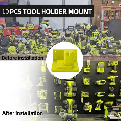 10 Pack Tool Holder Wall Mount Portable Compatible - Image 5