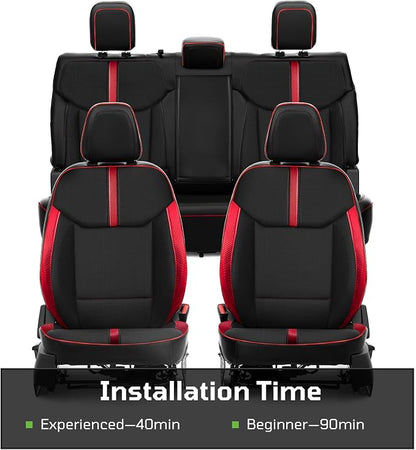 Seat Covers Fit for Ford Maverick 2022-2025 Double Cab XL XLT Lariat, Full - Image 7
