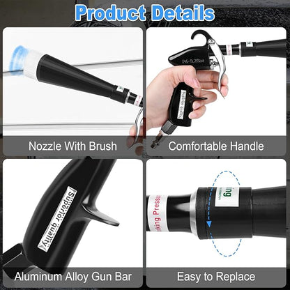 Air Blow Gun Car Detailing Dry Cleaning Gun High Pressure Cleaning Tool - Image 4