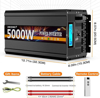5000 Watt Power Inverter 12V DC to 110V 120V Converter - Image 7