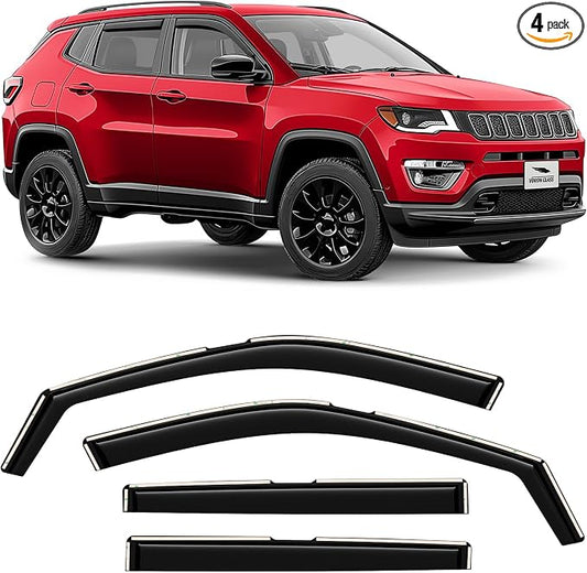 Voron Glass in-Channel Extra Durable Rain Guards by VoronGlass-highqualityautoaccessories