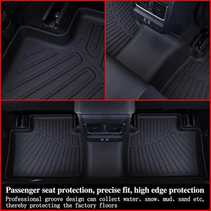 Floor Mat with Trunk Mat for 2025 Nissan Murano with Velcro Backrest Mat TPE - Image 5