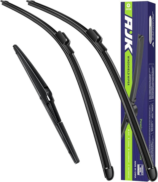AJK Wiper Blades for Mazda CX-70 2025, 2 Piece All Weather OEM Quality by AJK