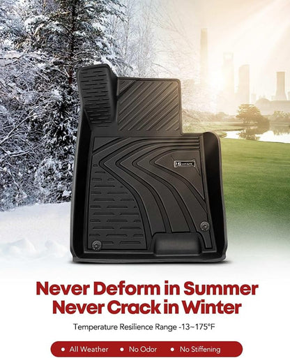 YHTAUTO Floor Mats Fit 2020-2024 Hyundai Sonata & 2021-2025 Kia K5 FWD - Image 8