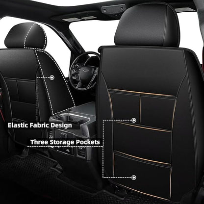 AOMSAZTO Ford Ranger Seat Covers: Full Set Custom Fit 2019 2020 2021 2022 2023 - Image 3