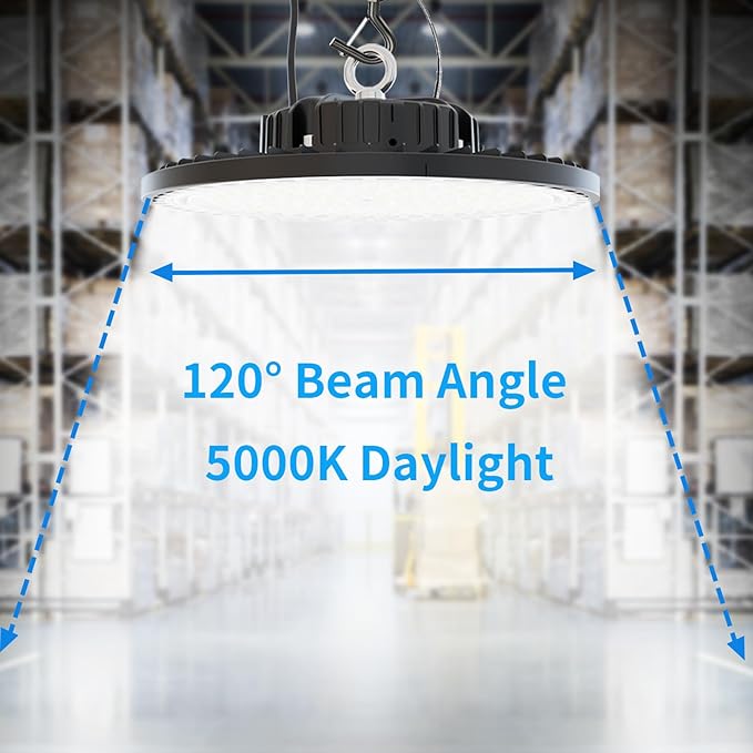 6 Pack UFO LED High Bay Light 250W, 35000 LM, 5000K - Image 4