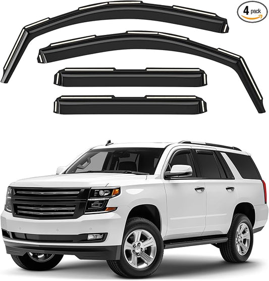 Window Deflectors Smoke Tinted in-Channel Side Window Vent Visor Deflectors by Unknown