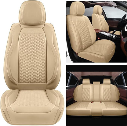 Car Seat Covers Full Set Leather Seat Covers Automotive Seat Covers Universal - Image 8