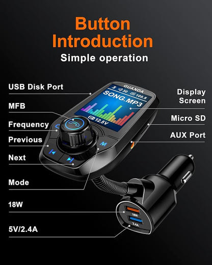 Upgraded Bluetooth FM Transmitter - Image 8