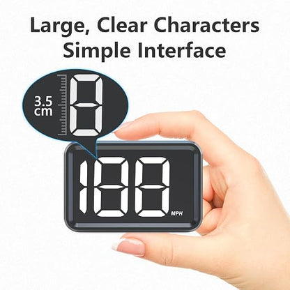 GPS Digital Speed Meter with MPH, Car Head Up Display - Image 7