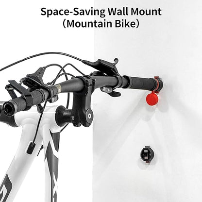 Mountain Bike Handlebar Wall Mount, Space-Saving & Easy Installation, Sturdy - Image 2