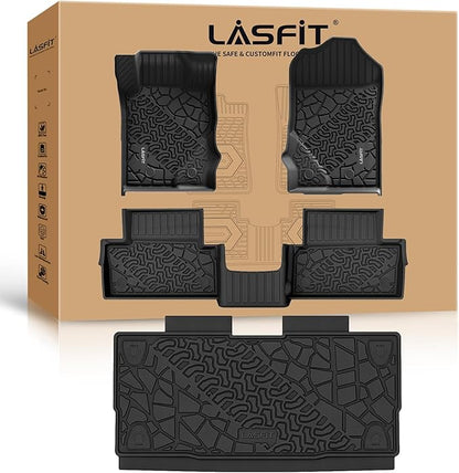 LASFIT Floor Mats Cargo Liner for Ford Bronco 2-Door 2025 2024 2023 2022 2021 by LASFIT