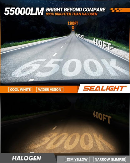 SEALIGHT Powersport HB3 Fog Bulbs - Image 6