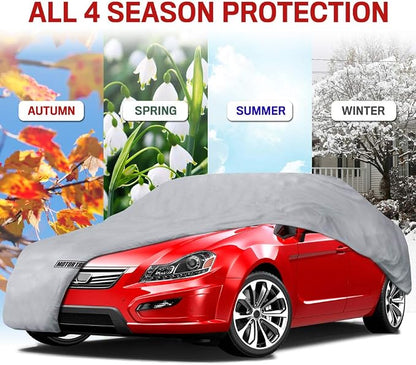 Motor Trend Breathable Lightweight Car Cover, Anti-Moisture Build-Up - Image 2